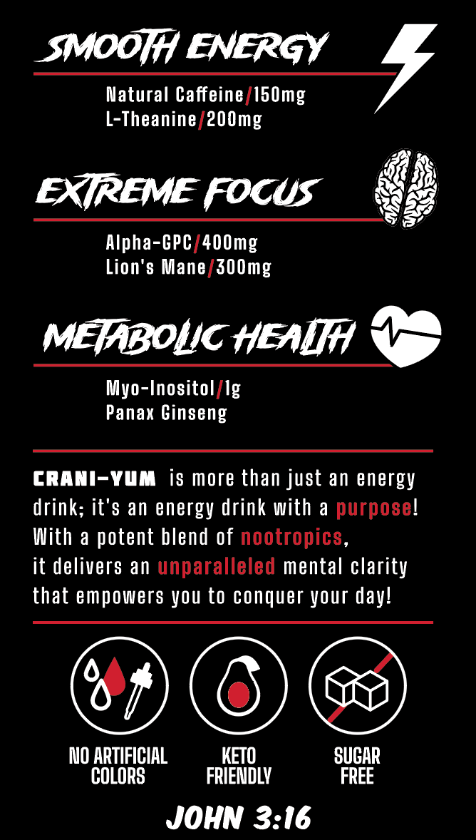 Crani-Yum Dr Yum Case of 12/16 oz cans