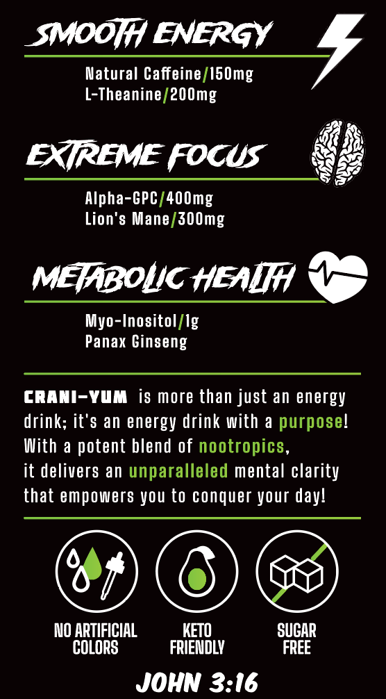 *NEW* Crani-Yum Melon Crisp Case of 12/16 oz cans