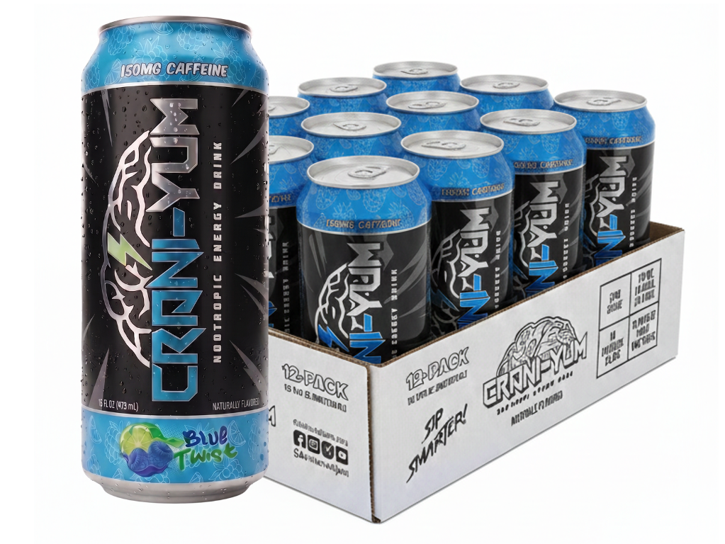 Crani-Yum Blue Twist Case of 12/16 oz cans