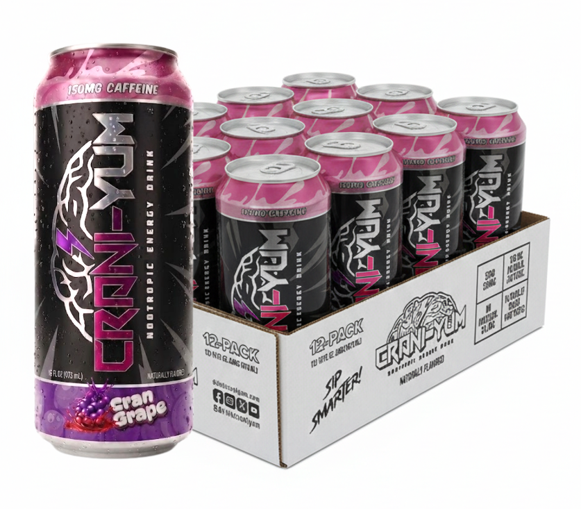 Crani-Yum Cran Grape Case of 12/16 oz Cans