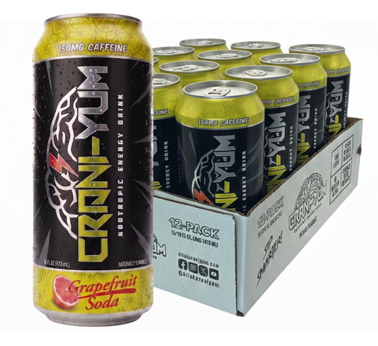 Crani-Yum Grapefruit Soda Case of 12/16 oz cans