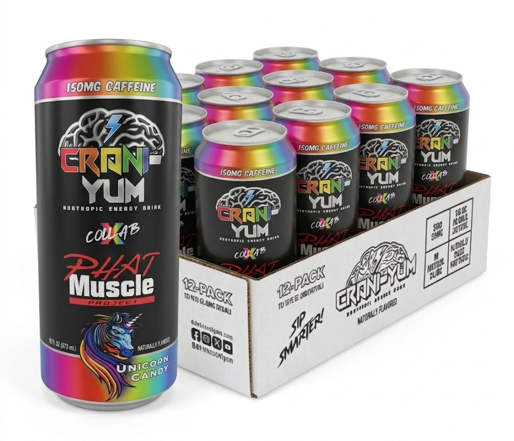 Crani-Yum Unicorn Candy Case of 12/16 oz cans *LIMITED TIME*