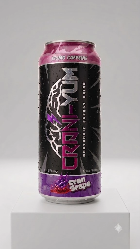 Crani-Yum Cran Grape Case of 12/16 oz Cans