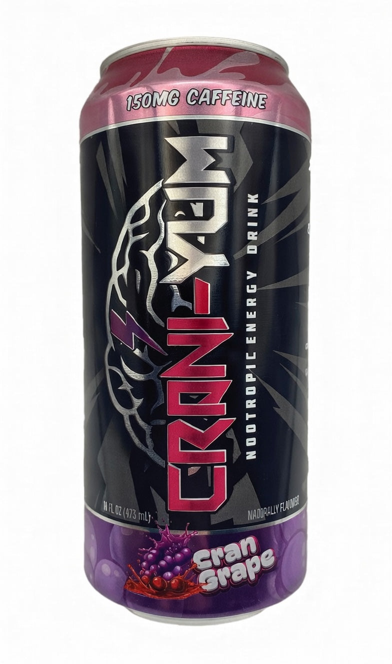 Crani-Yum Cran Grape Case of 12/16 oz cans *Launches Feb 1*