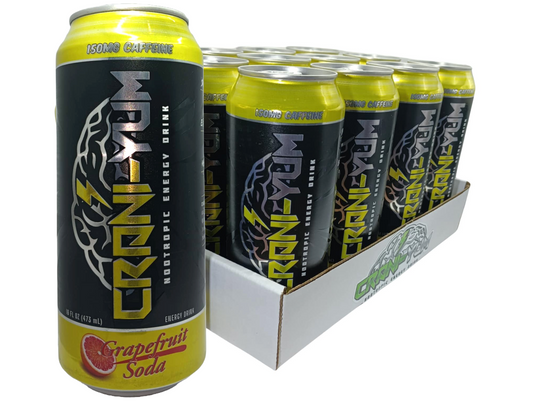 Crani-Yum Grapefruit Soda Case of 12/16 oz cans *Back in Stock*