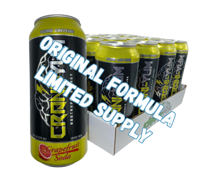 Crani-Yum V1 Grapefruit Soda Case of 12/16 oz cans