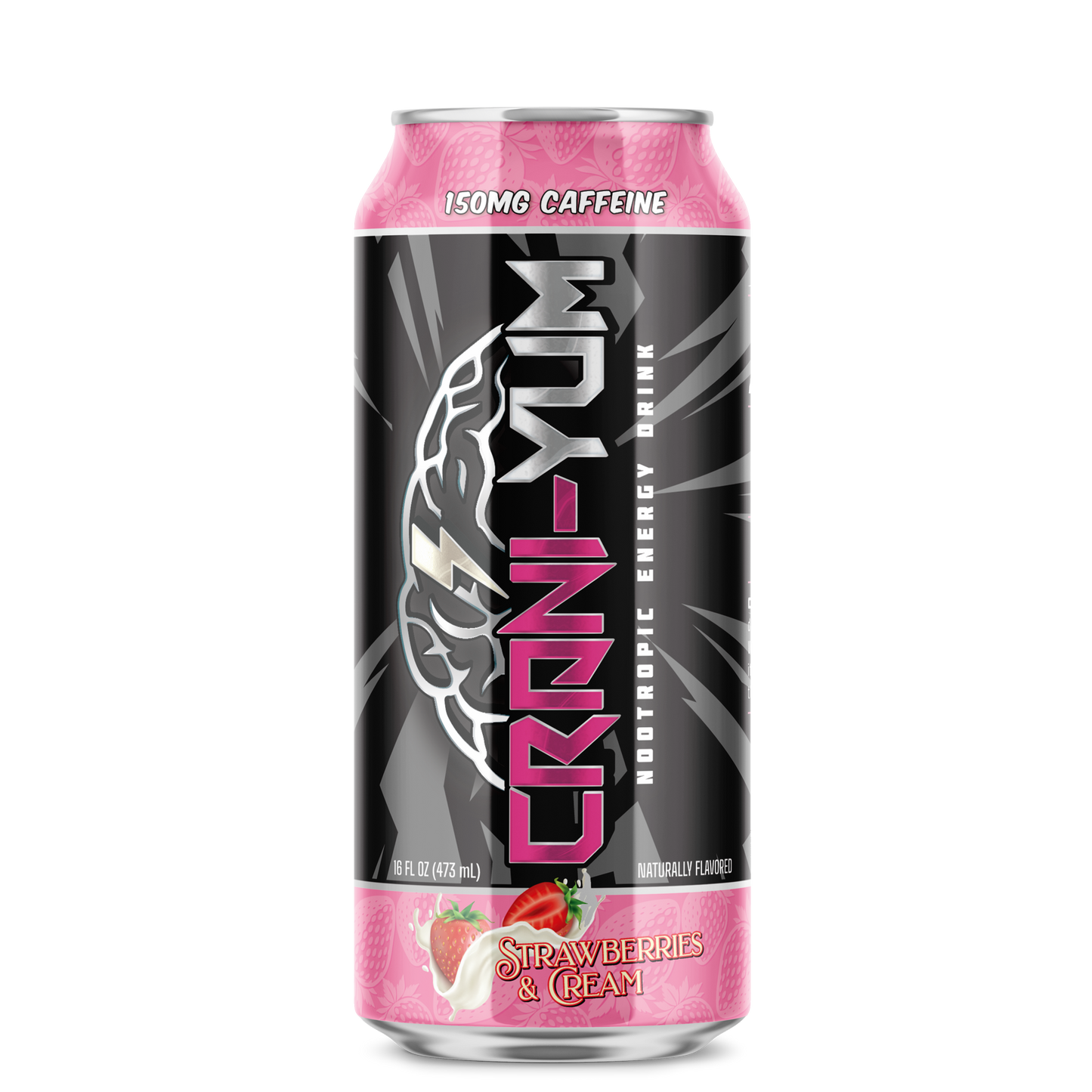 *NEW* Crani-Yum Strawberries & Cream Case of 12/16 oz cans