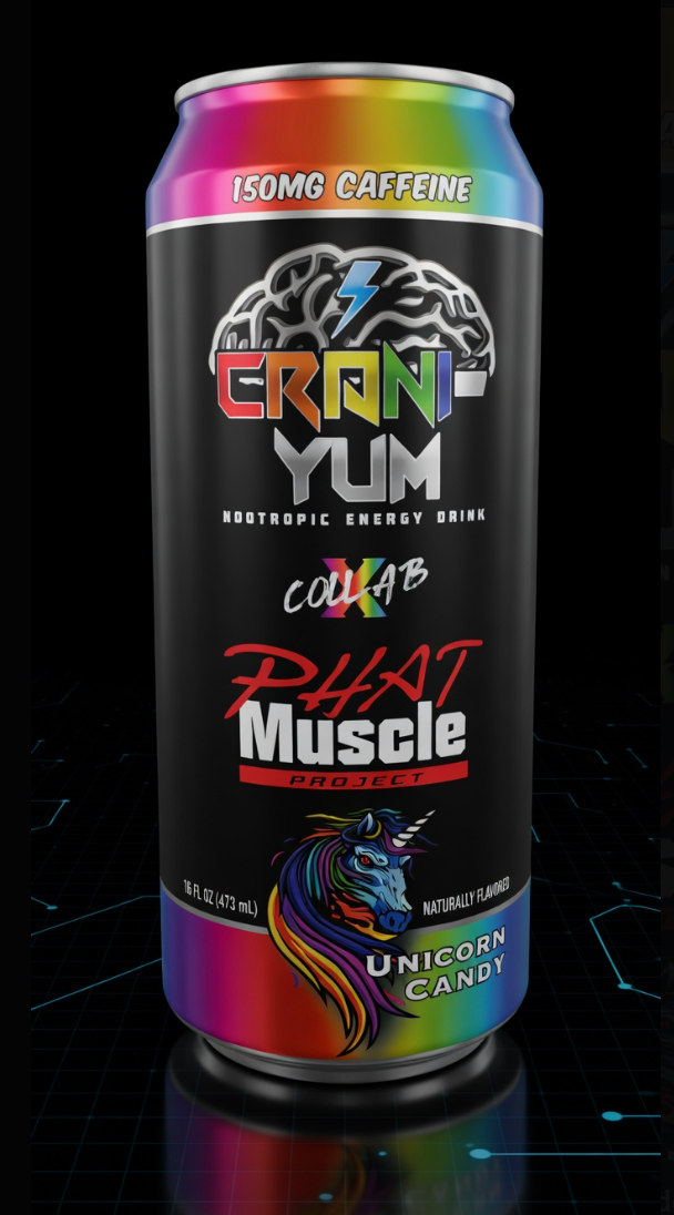 Crani-Yum Unicorn Candy Case of 12/16 oz cans *LIMITED TIME*
