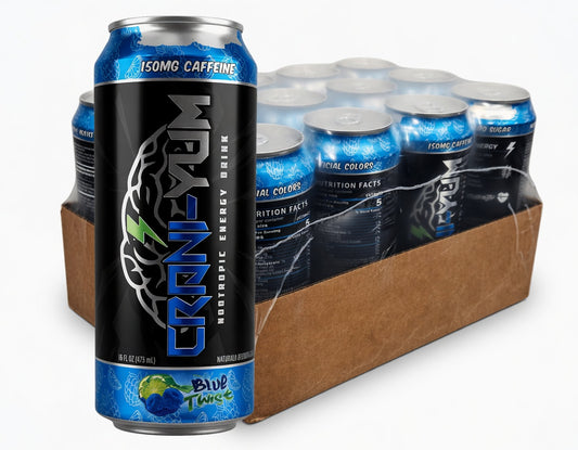 Crani-Yum X (Scratched Cans) Blue Twist Case of 12/16 oz cans